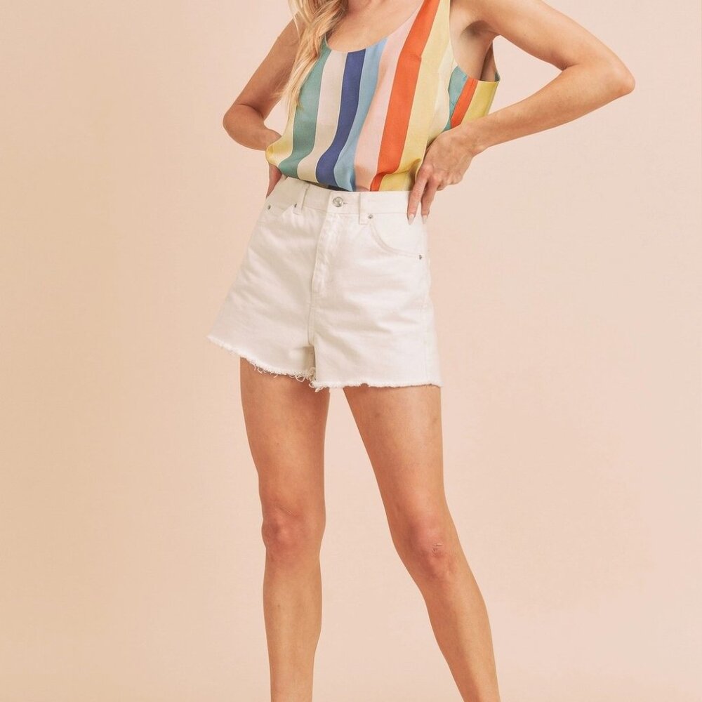Palmer Striped Pattern Tank - Picture 10 of 11